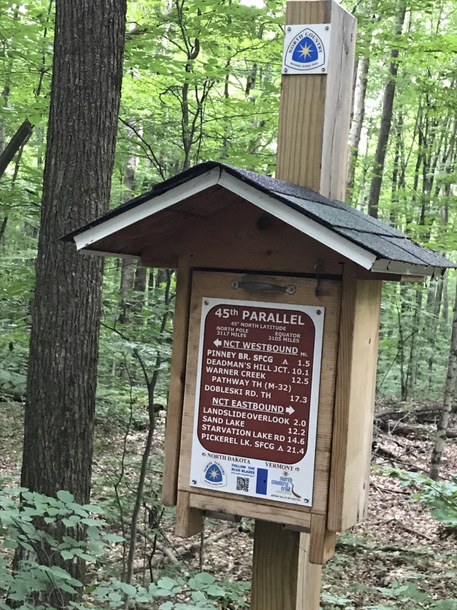 45th Parallel Jordan River Pathway Hiking Michigan Backpacking