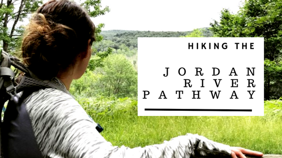 HIKING JORDAN RIVER PATHWAY MICHIGAN