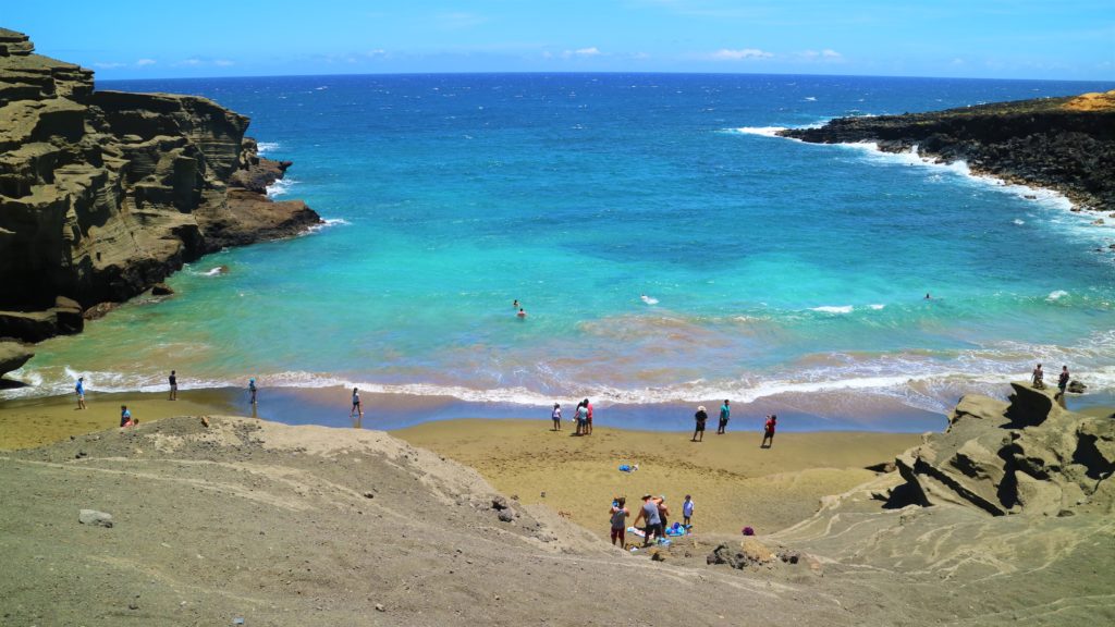 Papakolea Green Sand Beach Big Island Hawaii