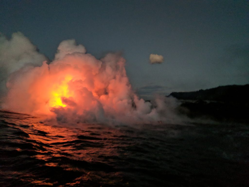 Lava Boat Tour Big Island Hawaii Volcano