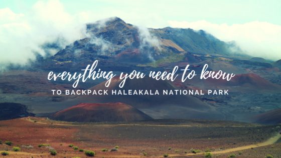 backpack haleakala national park