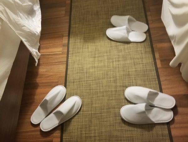 slippers spa zoetry agua punta cana dominican republic retreat