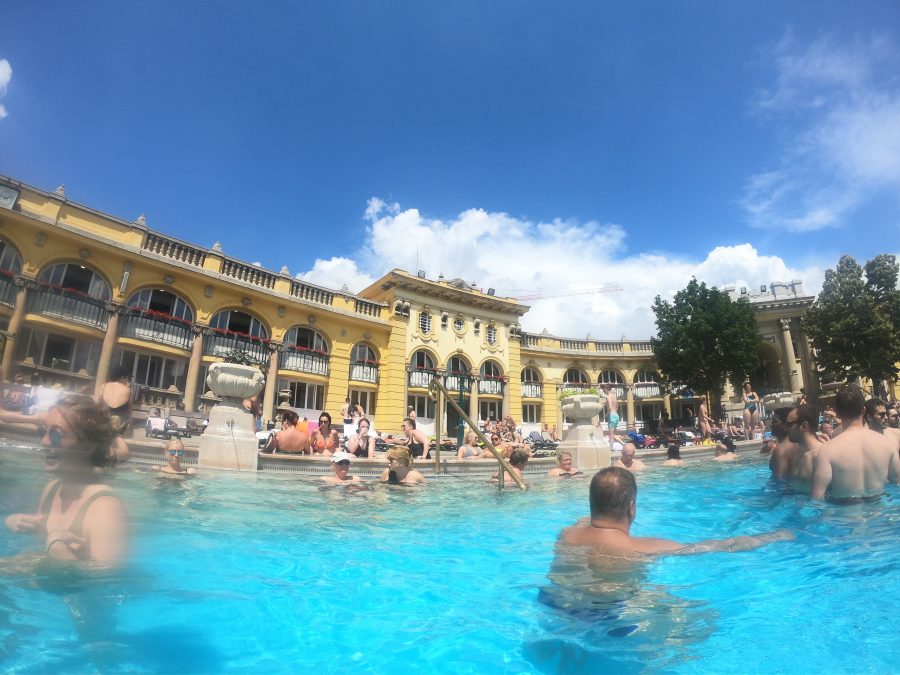 Szechenyi Thermal Bath Budapest Hungary travel europe wellness
