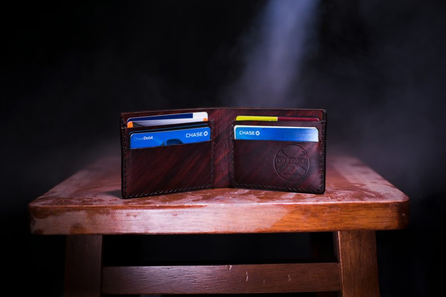 credit card wallet travel money currency exchange