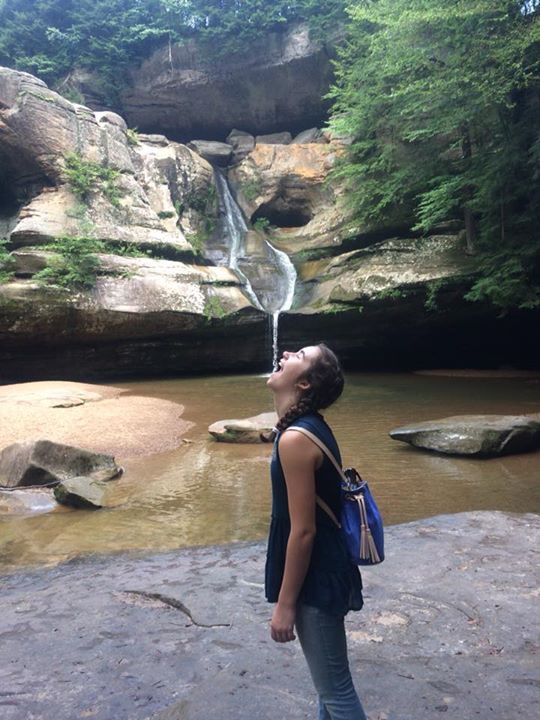 waterfall cedar falls hocking hills backpacking ohio