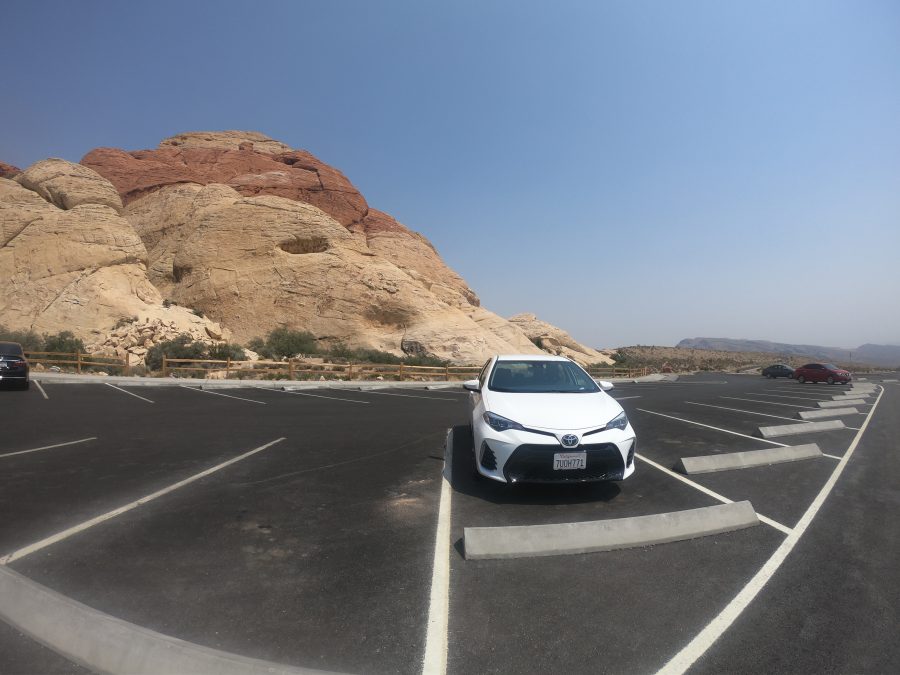 parking red rock canyon conservation nevada las vegas