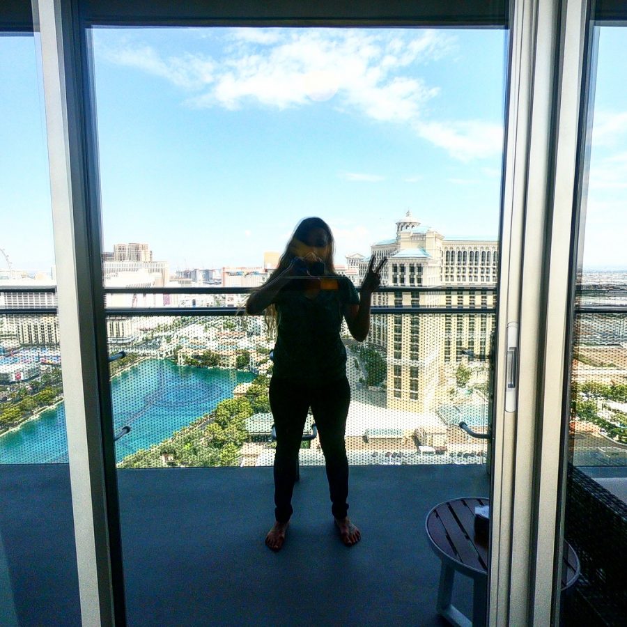 balcony terrace studio cosmopolitan las vegas