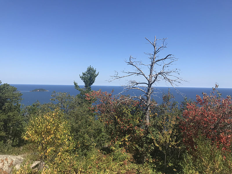 sugarloaf mountain fall colors michigan upper peninsula