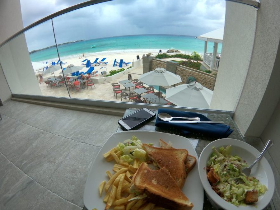 room service food dining sea breeze barbados