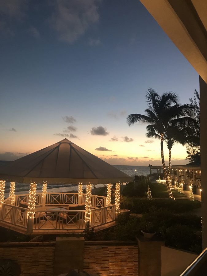sunset barbados sea breeze resort balcony
